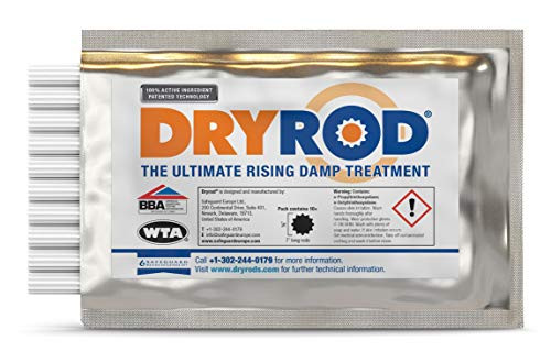 Dryrod Damp Proofing Rods - Next Generation Rising Damp Treatment 10 Pack