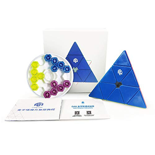 GAN Pyraminx 60 Magnets Speed Magnetic Pyramid Puzzle Stickerless Triangle Cube GESEnhanced