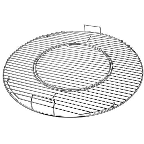 X Home 8835 Hinged Grill Grates for Weber 22_5 inch Charcoal Grills Kettle Performer Gourmet BBQ System Replacement Cooking Grate 21_5 x 21_5