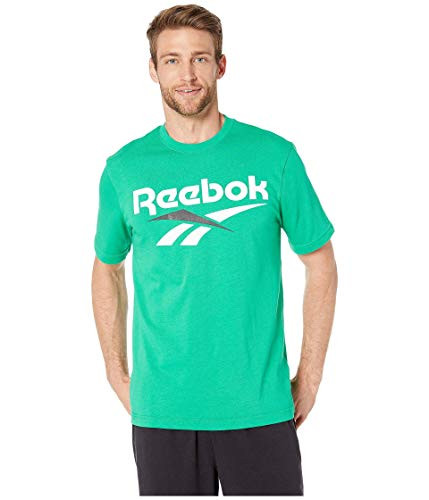 Reebok Mens Classics Logo Vector Tee Emerald X-Large