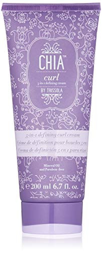 Trissola Chia 5 in 1 Curl Cream Dries to Touch  Hydrates Hair  Curl Retention  Controls Frizz  Conditions Curls  Cruelty Free