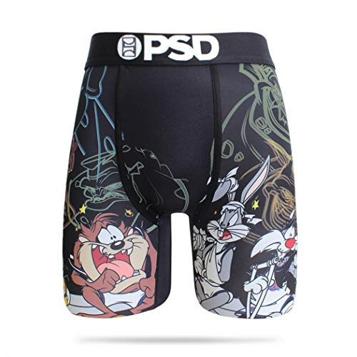 PSD Mens E - Space Jam Team Boxer Brief UnderwearLargeBlack