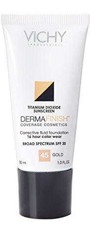 Vichy Dermafinish Liquid Foundation with SPF 30 Gold 45 1_0 Fl Oz