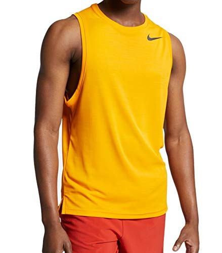 Nike Mens Superset Training Tank Top Orange M