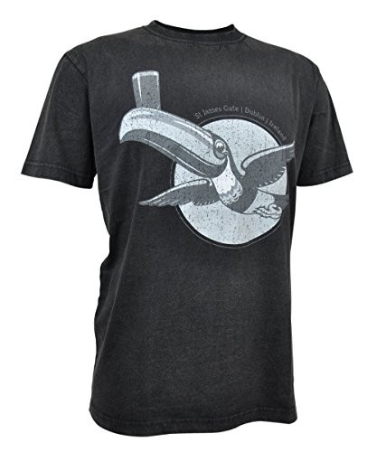 Premium Tee with Guinness Vintage Gilroy Toucan Graphic - Medium