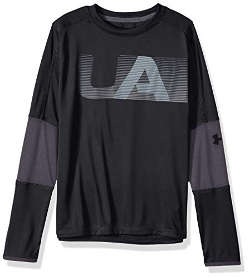 Under Armour Boys Tech Long sleeve Tee Black 001Black Youth X-Small Under Armour Boys Tech Long sleeve Tee Black 001Black Youth X-Small