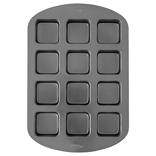 Wilton Perfect Results Premium Non-Stick Bakeware Bar Baking Pan, Ideal for Brownies, Cakes and Bar-Cookies, 12-Cavity Wilton Perfect Results Premium Non-Stick Bakeware Bar Baking Pan, Ideal for Brownies, Cakes and Bar-Cookies, 12-Cavity