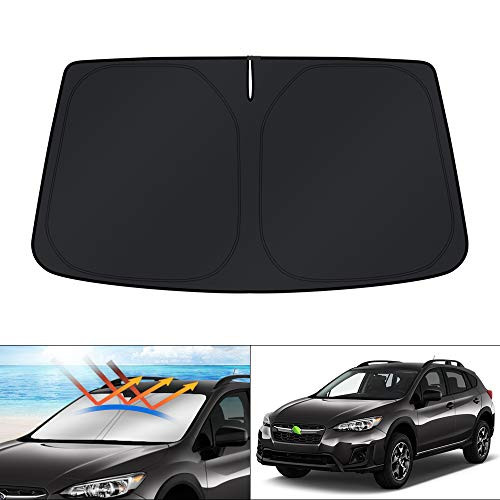 KUST Windshield Sun Shade for Subaru XVCrosstrek Wagon 2013-2017 Sunshade Foldable Sun Visor Protector Blocks UV Rays Keep Your Car Cooler