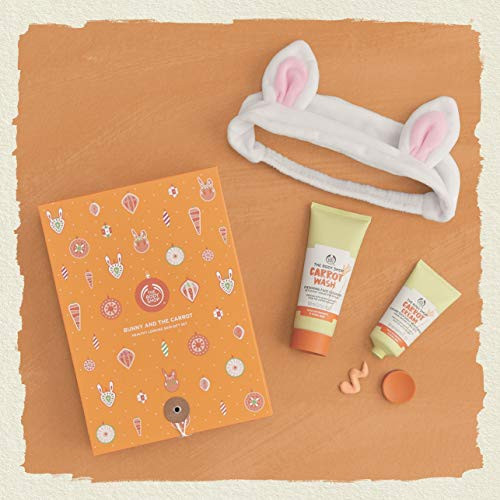 The Body Shop Carrot Skincare Gift Set Includes Carrot Face Wash   Carrot Moisturizer Made With Organic carrots   Community Trade Aloe Vera