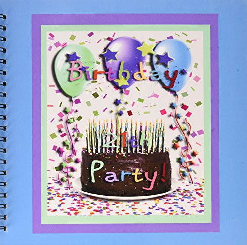 3dRose db-20231-2 Birthday Party Chocolate Cake 21st Memory Book 12 by 12-Inch 3dRose db-20231-2 Birthday Party Chocolate Cake 21st Memory Book 12 by 12-Inch