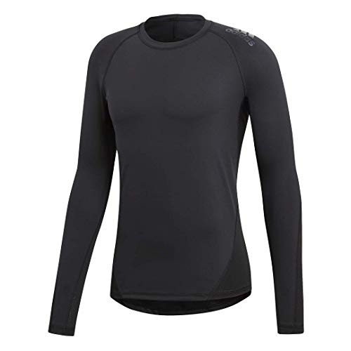 adidas Mens Training Alphaskin Sport Long Sleeve Tee Black X-Large