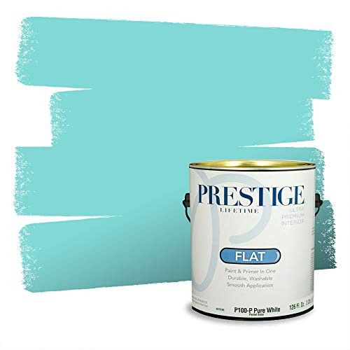 Prestige Paints Interior Paint and Primer In One 1-Gallon Flat Comparable Match of Behr* Key Largo*