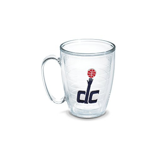 Tervis 1067985"NBA Washington Wizards" Mug, Emblem, 16 oz, Clear