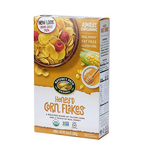 Natures Path Honeyd Corn Flakes Cereal Healthy Organic Gluten-Free 10_6 Ounce Pack of 6 Natures Path Honeyd Corn Flakes Cereal Healthy Organic Gluten-Free 10_6 Ounce Pack of 6