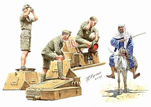 Masterbox 135 Scale Deutsches Afrika Korps WWII Era - Plastic Model Building Set  3559