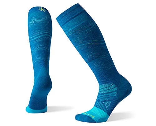 Smartwool PhD Pro Ski Race Ocean Abyss MD Womens Shoe 7-9_5