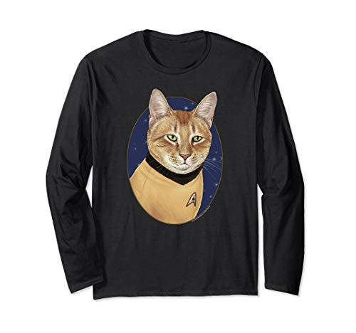 Star Trek Original Series Cat Captain Kirk Long Sleeve