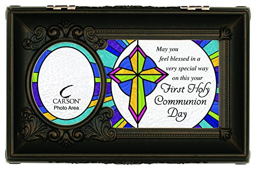 Carson Home Accents Blessed in a Special Way Music Box Plays Jesus Loves Me