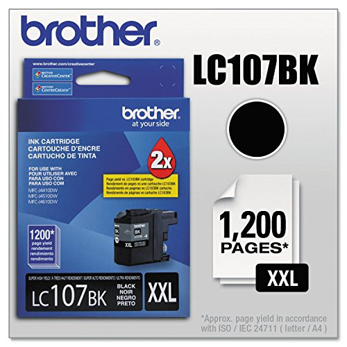 Brother LC107BK LC107BK Innobella Super High-Yield Ink Black