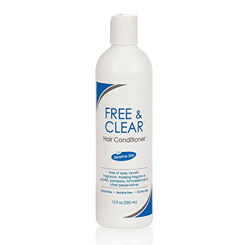 Pharmaceutical Specialties Free & Clear Hair Conditioner for Sensitive Skin, 12 Ounce