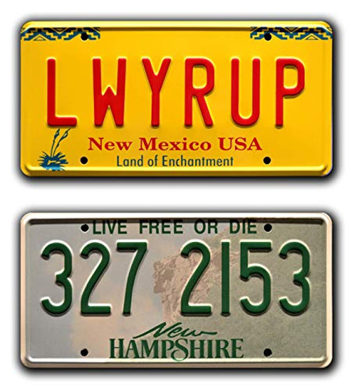 Celebrity Machines Breaking Bad  LWYRUP  327 2153  Metal Stamped License Plates