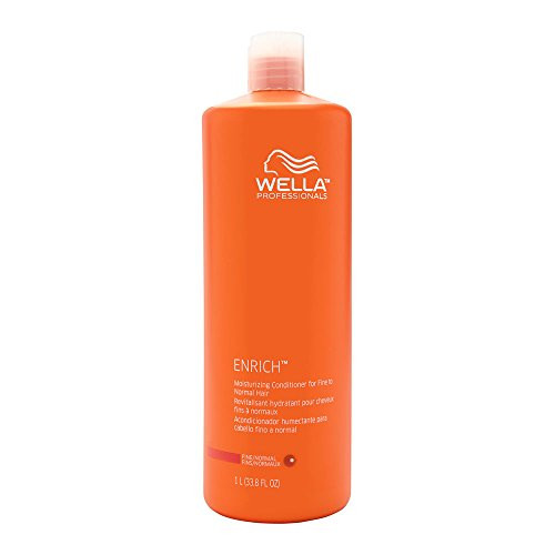 Wella Enrich Moisturizing Conditioner for Fine To Normal Hair 33_8 Oz 1 Liter 33_8 Oz