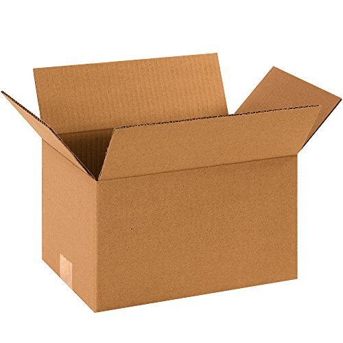 BOX USA 25 Pack of Corrugated Cardboard Boxes 12 L x 8 W x 7 H Kraft Shipping Packing and Moving