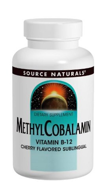 Source Naturals Methylcobalamin 1mg Vitamin B-12 Natural Cherry Flavored - 120 Lozenges Pack of 2 Source Naturals Methylcobalamin 1mg Vitamin B-12 Natural Cherry Flavored - 120 Lozenges Pack of 2