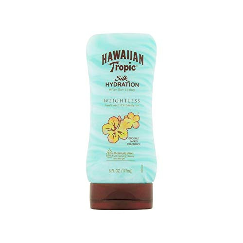 Hawaiian Tropic Silk Hydration Moisturizing Sun Care After Sun Lotion - Coconut Papaya 6 Ounce Pack of 3