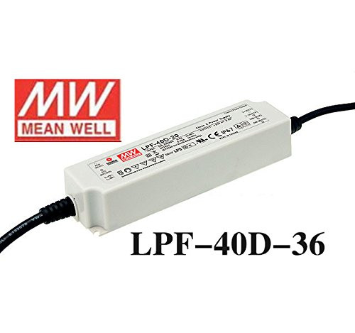 Class 2 Switching LED Driver Power Supply IP67 Encapsulated with 3 in 1 Dimming 36VDC 1120mA 40W