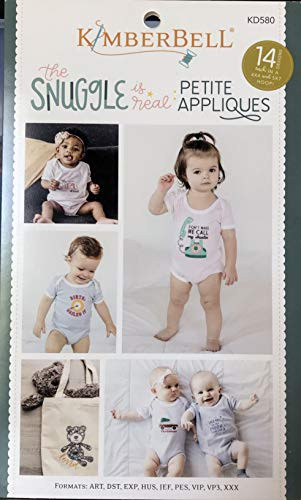 Kimberbell Embroidery Machine CD The Snuggle is Real Petite Applique KD580