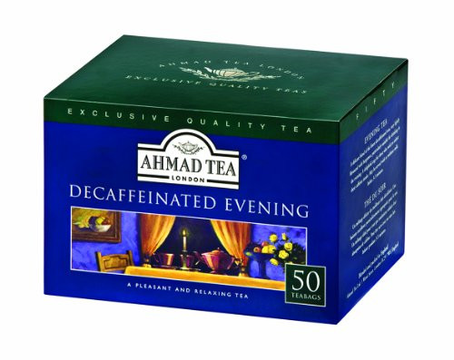 Ahmad Tea Black Tea, Decaffeinated Evening, 50 Count