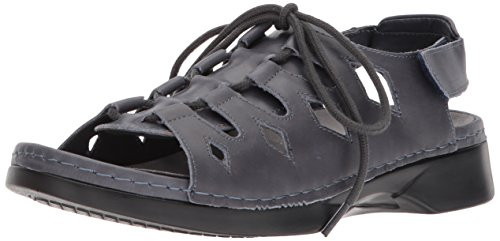 Propet Womens Ghillie Walker Sandal Blue 9_5 Wide US