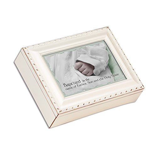 Cottage Garden Baptized Father Son Ivory Rope Trim Jewelry Music Box Plays Ave Maria Cottage Garden Baptized Father Son Ivory Rope Trim Jewelry Music Box Plays Ave Maria