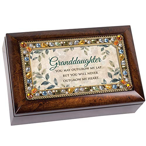 Cottage Garden Granddaughter Never Outgrow My Heart Earth Tone Jewelry Music Box Plays You Light Up My Life Cottage Garden Granddaughter Never Outgrow My Heart Earth Tone Jewelry Music Box Plays You Light Up My Life