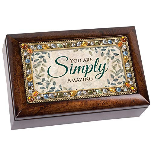 Cottage Garden You are Simply Amazing Amber Earth Tone Jewelry Music Box Plays You Light Up My Life Cottage Garden You are Simply Amazing Amber Earth Tone Jewelry Music Box Plays You Light Up My Life