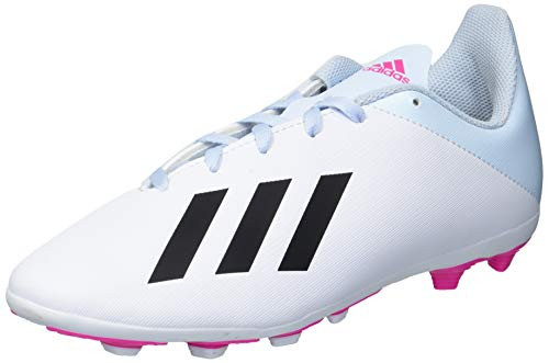 adidas Mens X 19_4 Firm Ground Soccer Shoe WhiteBlackShock Pink 1