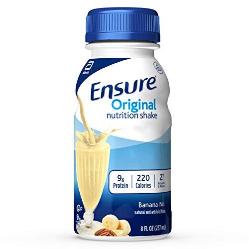 Ensure Original Nutrition Shake With 9g of Protein Meal Replacement Shakes Banana Nut 8 Fl Oz 24Count