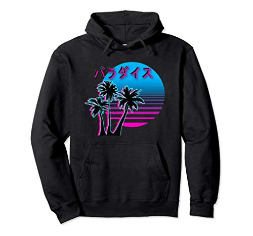 Aesthetic Vaporwave Pullover Hoodie Retro 80 90s Otaku Style