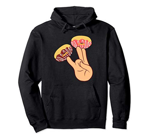 Donut 2 In The Pink 1 In The Stink Funny Dirty Joke Doughnut Pullover Hoodie