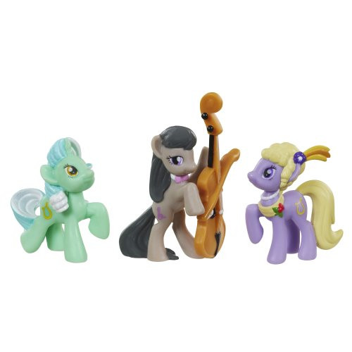 My Little Pony Groovin Hooves Set Lyra Heartstrings Octavia Melody and Lyrica Lilac