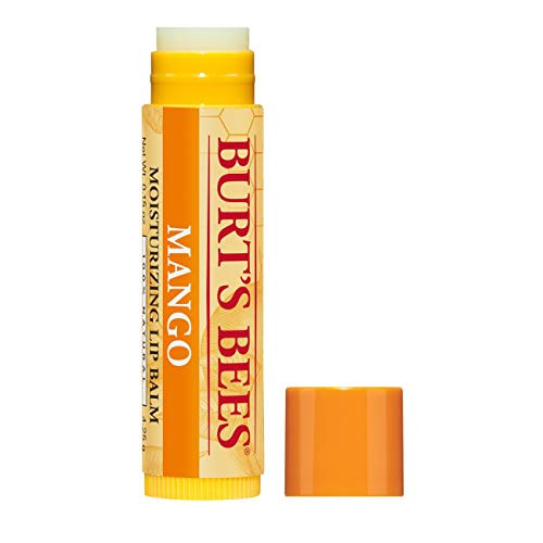 Burts Bees 100 Natural Moisturizing Lip Balm Mango Beeswax   Fruit Extracts - 12 Tubes