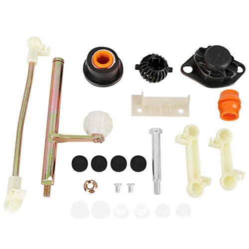 X AUTOHAUX Gear Lever Linkage Rebuild Repair Kit Relay Shaft for VW Golf Jetta MK2