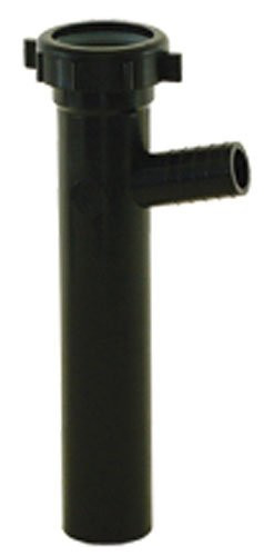 Eastman 35329 1-1/2" Branch Tailpiece, 1.5 x 1.5 x 8", Black