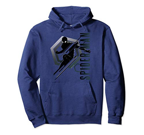 Marvel Spider-Man Far From Home Tech Stealth Suit Portrait Pullover Hoodie Marvel Spider-Man Far From Home Tech Stealth Suit Portrait Pullover Hoodie