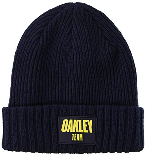 Oakley Mens Team Patch Beanie Strong Violet U