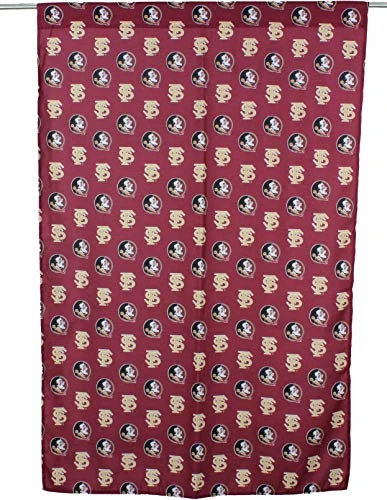 College Covers Florida State Seminoles Curtain Panel 42 x 63 Team Colors