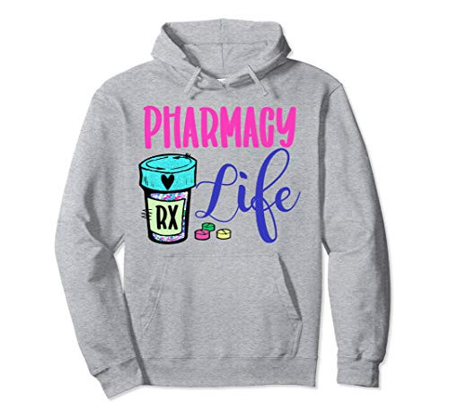 Cute pharmacy life medication pill pharmacist pharmacy tech Pullover Hoodie