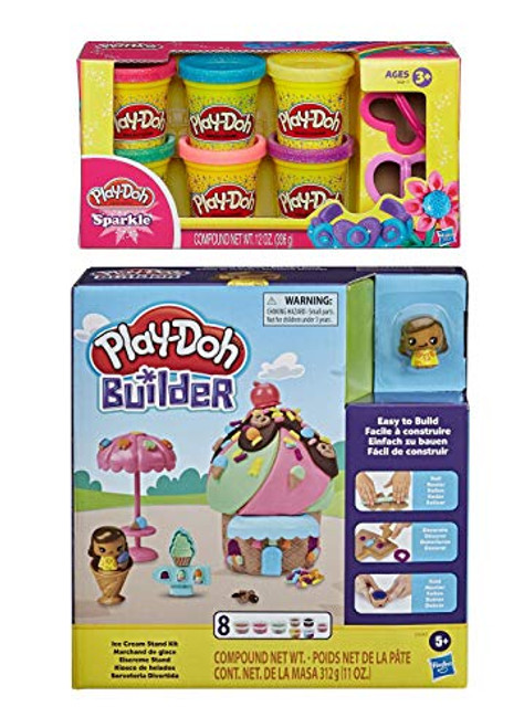 Play Doh Builder Ice Cream Stand Toy Building Kit Play Doh Sparkle Compound Play Doh Builder Ice Cream Stand Toy Building Kit Play Doh Sparkle Compound