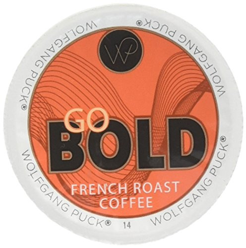 Wolfgang Puck Go Bold French Roast Coffee Single Serve Cups 48 Count